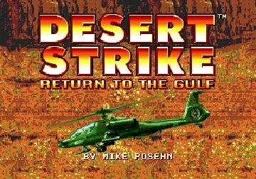 Desert Strike - Return to the Gulf (USA, Europe) screen shot title